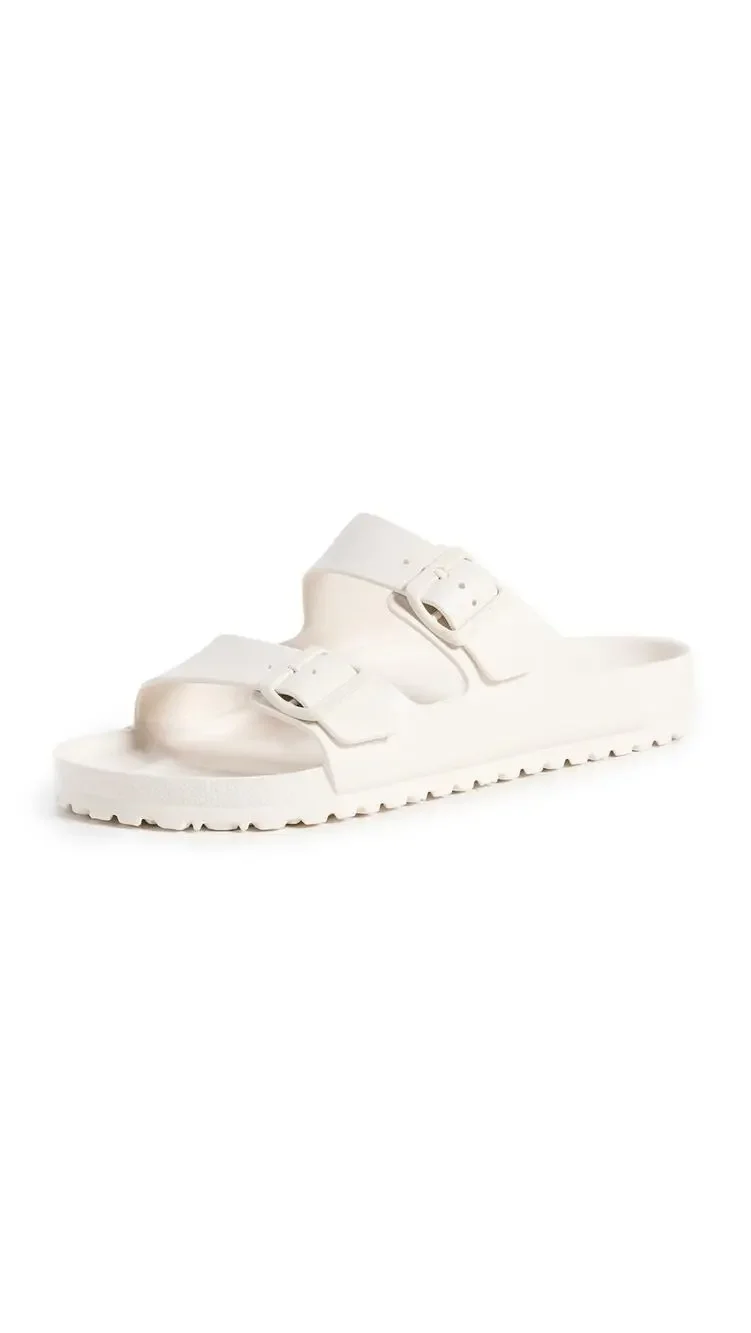 BIRKENSTOCK MEN'S ARIZONA EVA SANDALS, EGGSHELL, 11 MEDIUM US